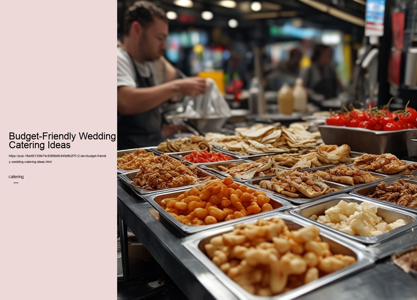 Budget-Friendly Wedding Catering Ideas