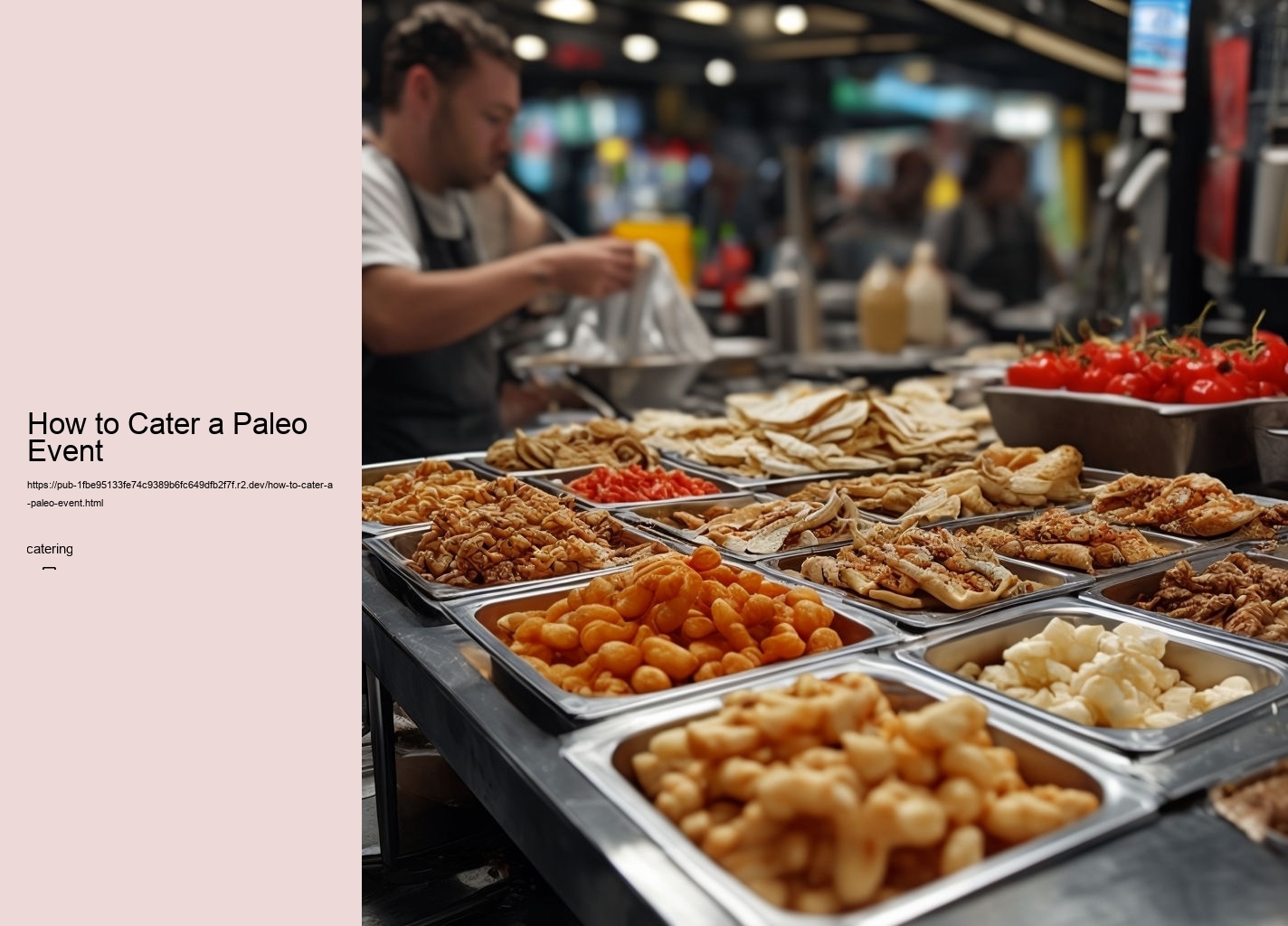 How to Cater a Paleo Event